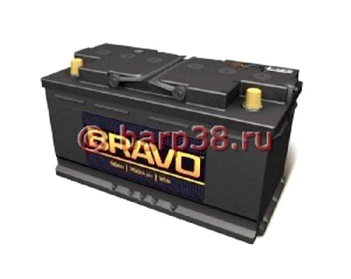 Аккумулятор BRAVO  90 а/ч  пр/пол(г.Жигулевск) 760 пуск